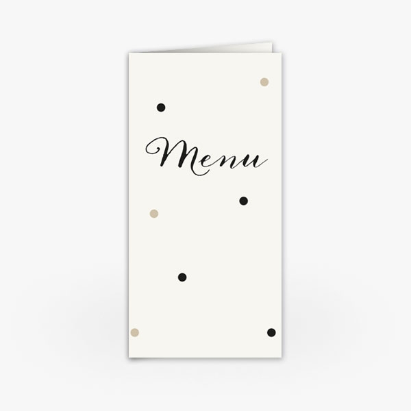 Menu stippen