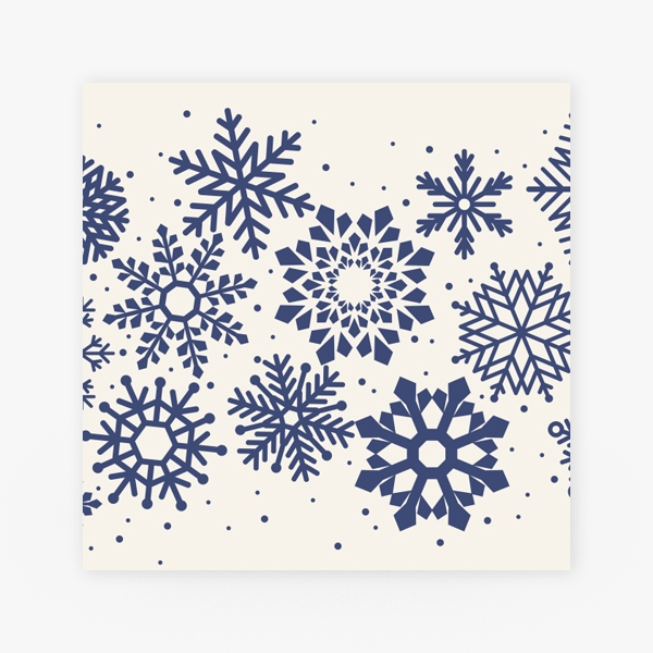 Trouwkaart winter blauw save the date kaart