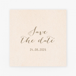 Save the date kraft structuur