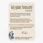 La Carte Trouwcollectie - Blauwe bloemen