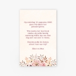 La Carte Trouwcollectie - Save the date waterverf bloemen