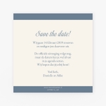 La Carte Trouwcollectie - Trouwkaart save the date parelmoer